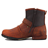 Wiipop Genuine Leather Men's Ankle Boots