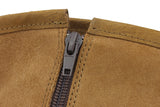 Wiipop Genuine Leather Zip Men's Ankle Boots