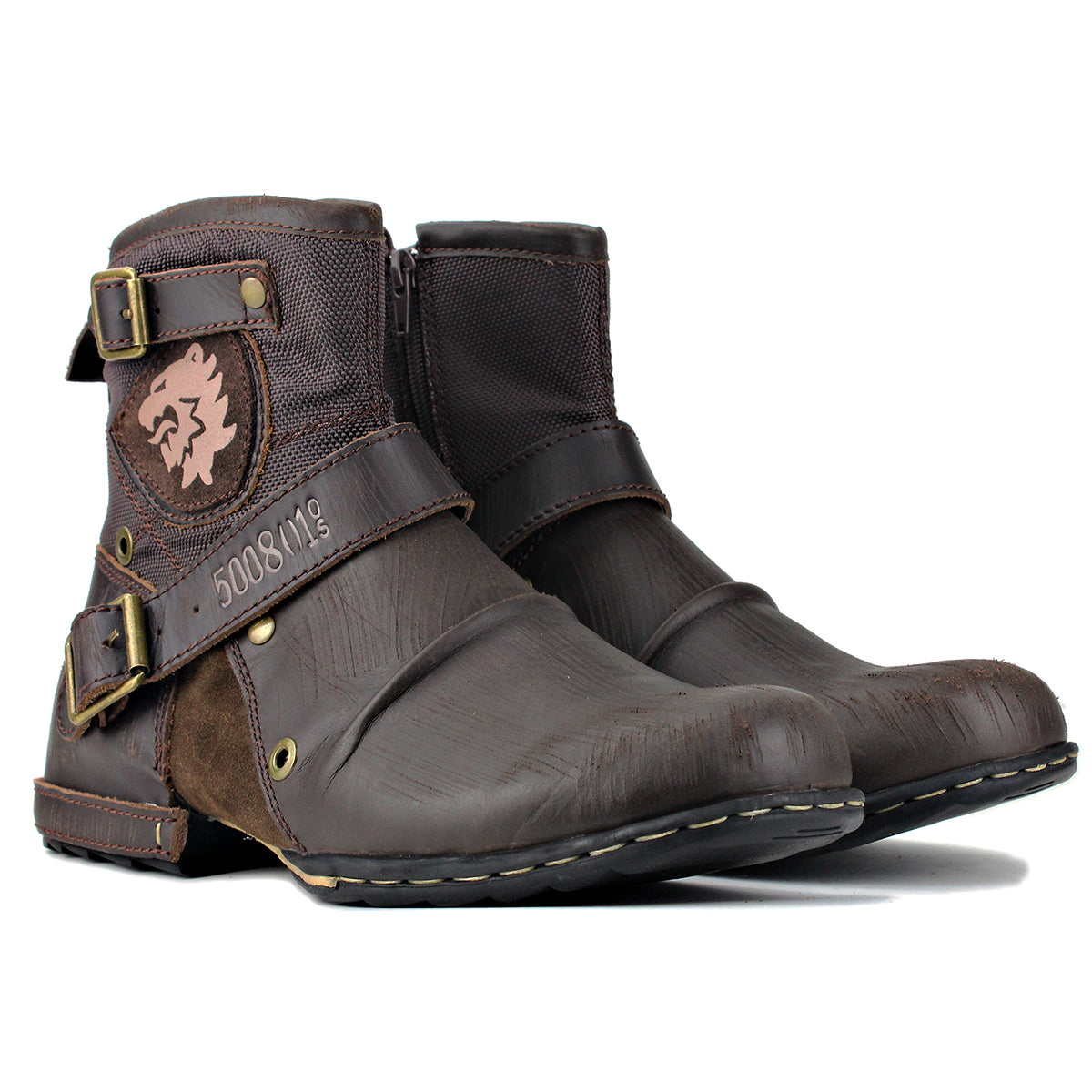 WIIPOP Genuine Leather High Quality Boots