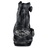 Western Vintage Zipper-up Motorcycle Boots