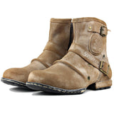Western Retro Zipper-up Motorcycle Boots