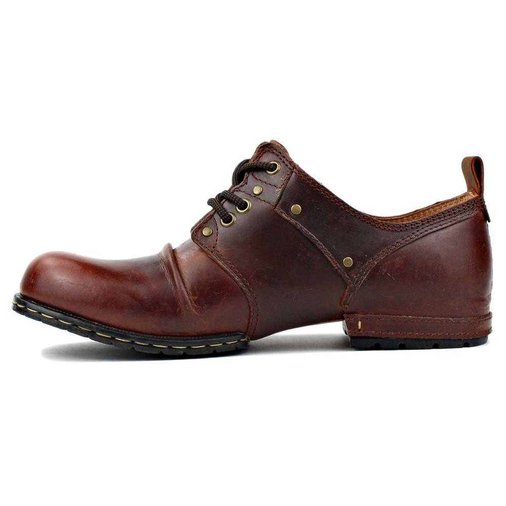Men Handmade Genuine Leather Ankle Boots