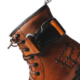 Adams Genuine Leather Motorcycle Boots