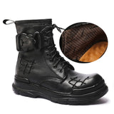 Adams Genuine Leather Motorcycle Boots